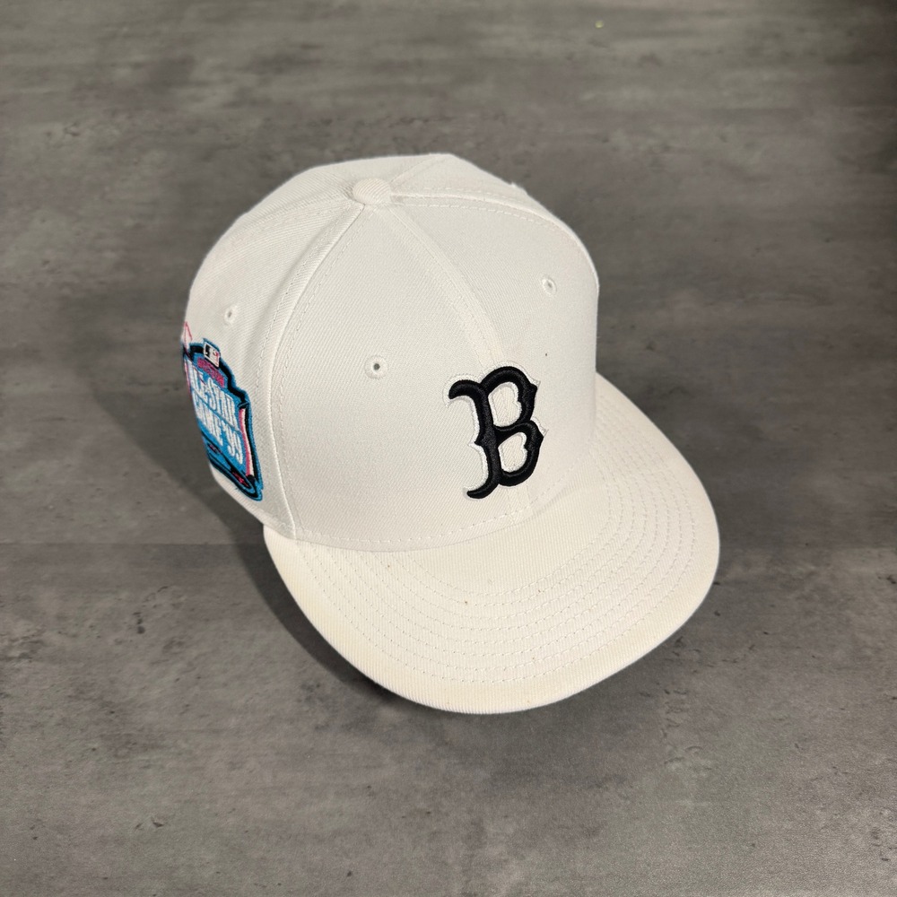 New Era Boston Red Sox Hat Mens 7 White 1999 All Star Game Floral 59FIFTY Fitted
